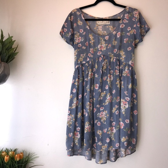 Vintage NC 17 by Danelle Karen floral dress - Picture 1 of 9